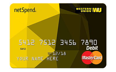 Western Union Netspend Prepaid MasterCard logo