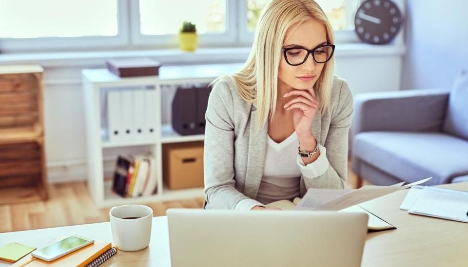 lady on her laptop