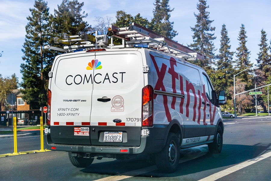 Comcast Van