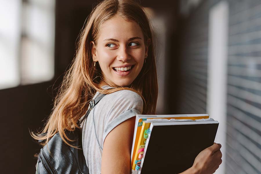 female college student