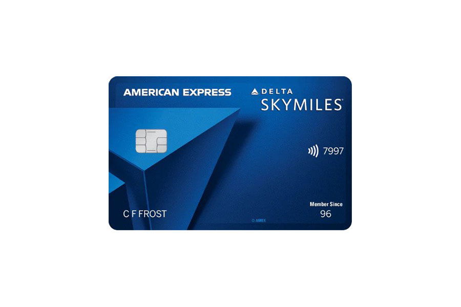 delta skymiles card free bag