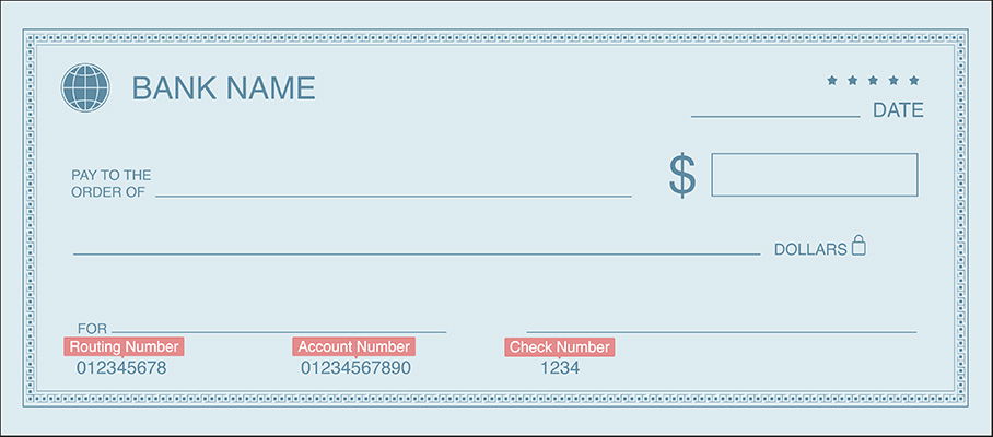 routing and account number