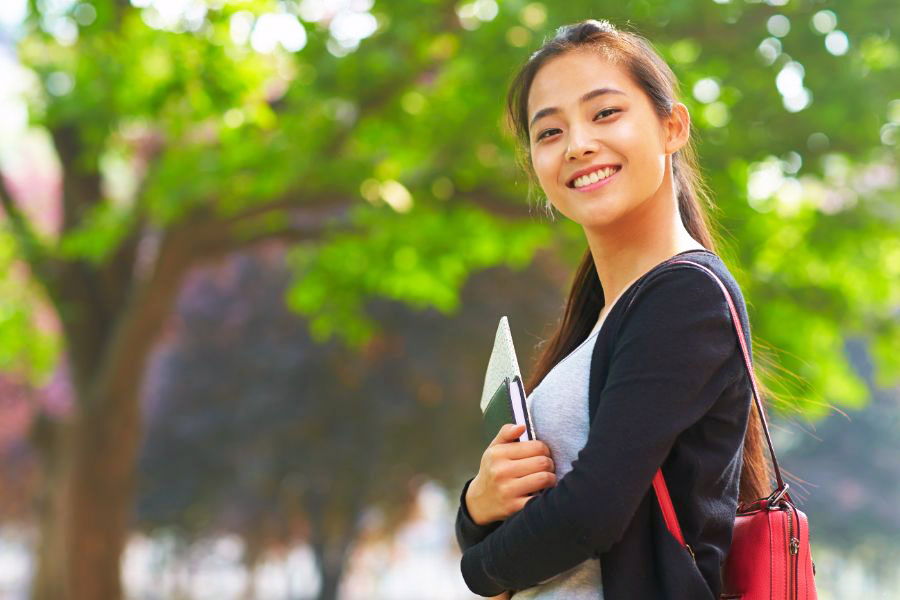 young female student