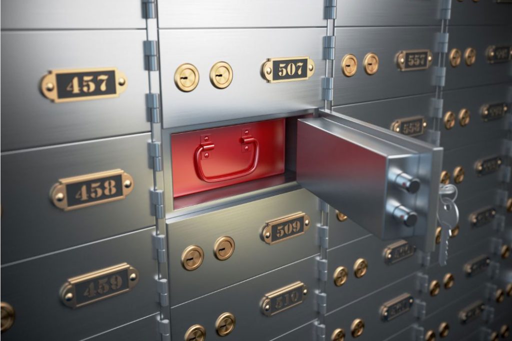 safe deposit box